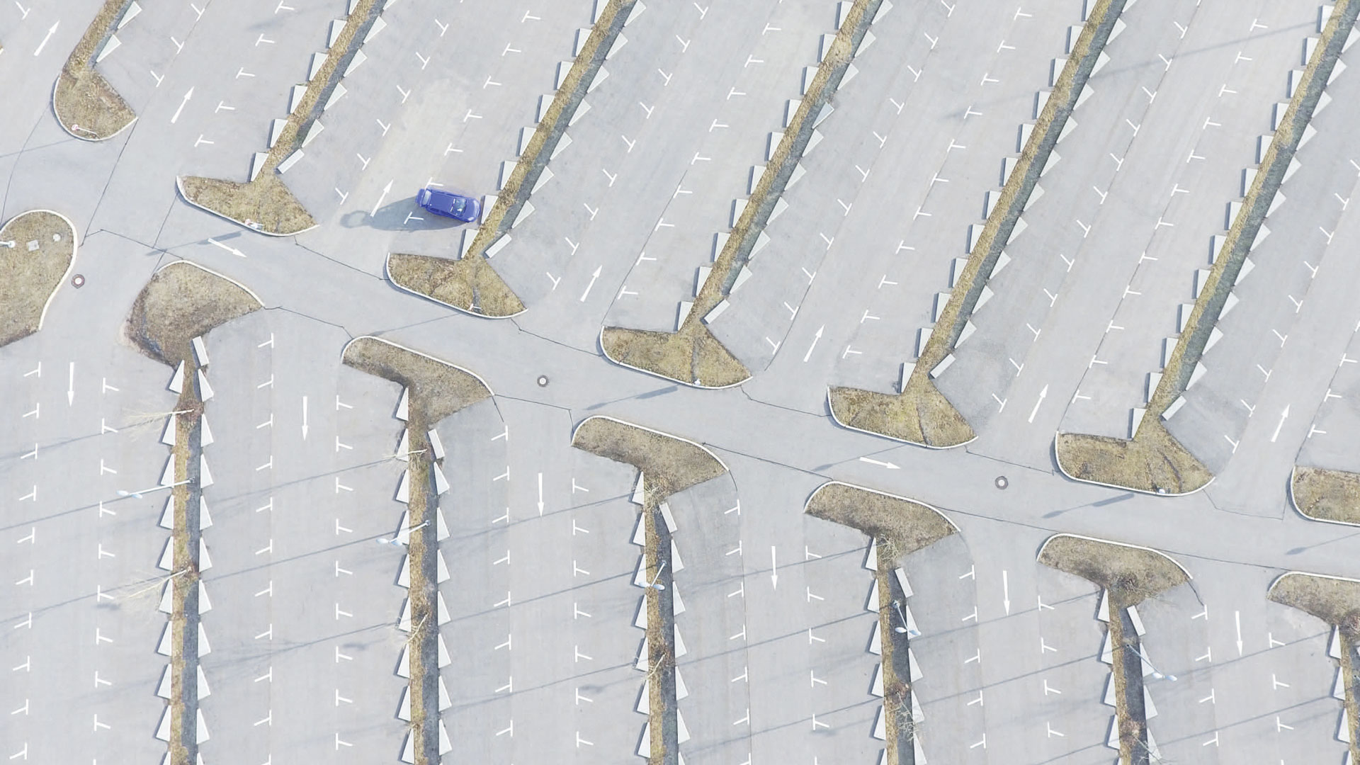 Erschließungsmaßnahme mit Parkplatz