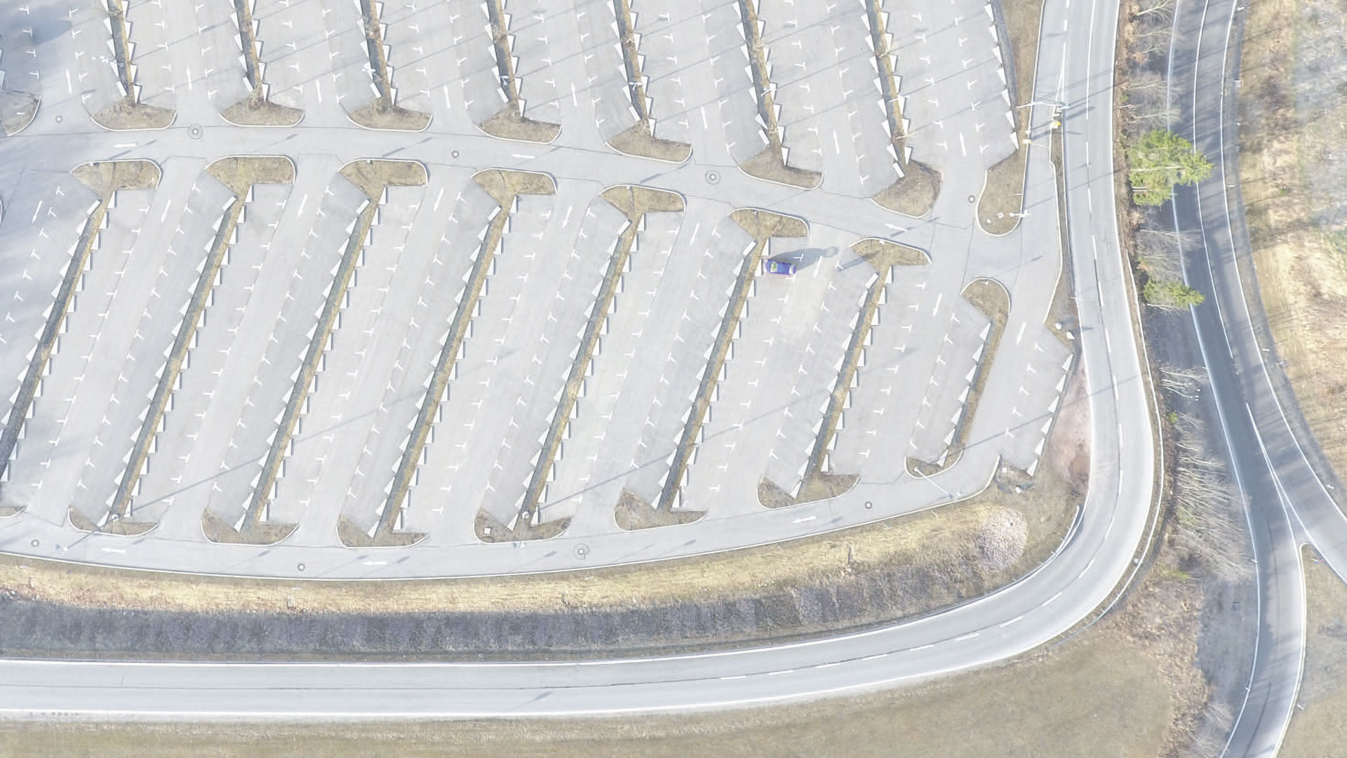 Erschließungsmaßnahme mit Parkplatz - Detail